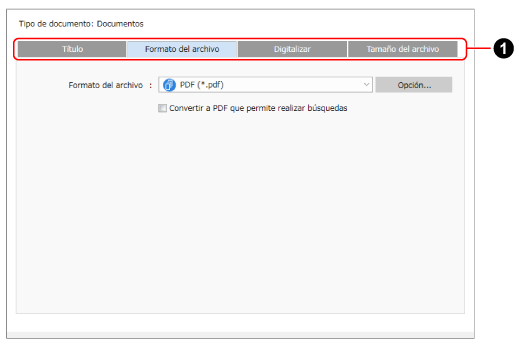Configuración detallada