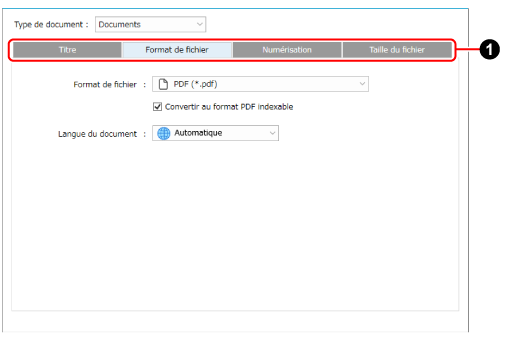 Réglages détaillés