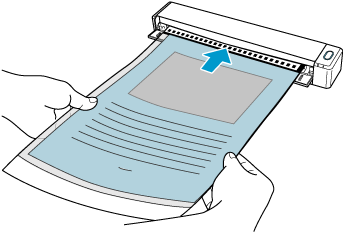 Insertar el documento en el ScanSnap