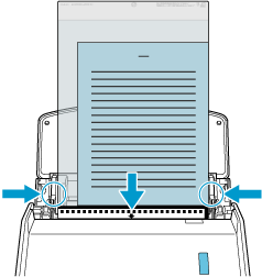Loading the Document in the ScanSnap