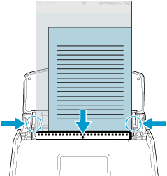Loading the Document in the ScanSnap