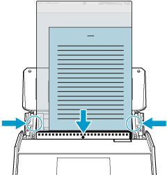 Loading the Document in the ScanSnap