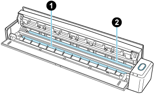 Inside of the ScanSnap