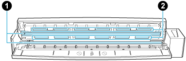 Inside of the ScanSnap