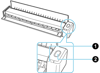 The Wi-Fi Indicator and the [Scan/Stop] Button