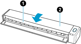 Closing the Top Cover of the ScanSnap