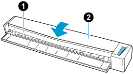 Closing the Top Cover of the ScanSnap