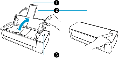 Opening the ADF Paper Chute (Cover)