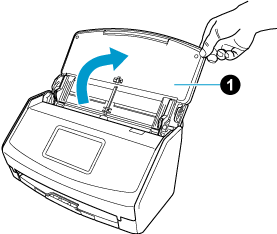 Opening the ADF Paper Chute (Cover)