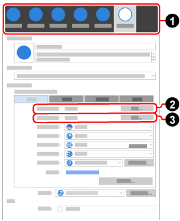 [Edit profiles] Window