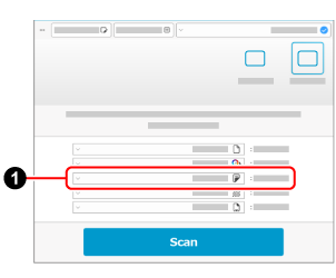 نافذة المسح الضوئي