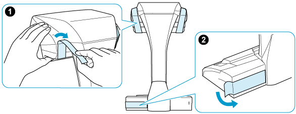 Removing the Materials Used for Protection