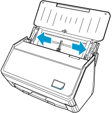 Сдвигание боковых направляющих наружу