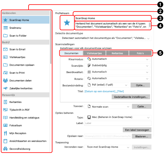 Venster [Nieuw profiel toevoegen]