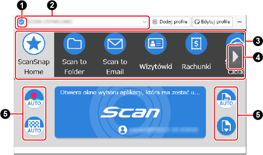 Okno skanowania