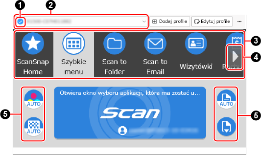 Okno skanowania