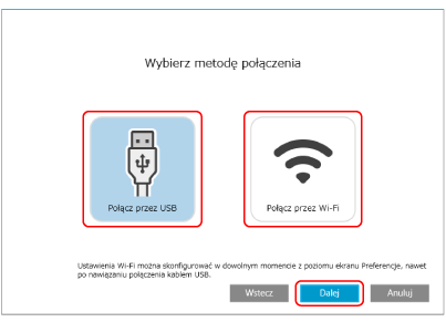 Wybór metody połączenia