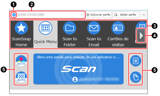 Janela de digitalização