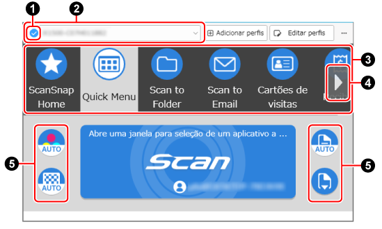 Janela de digitalização