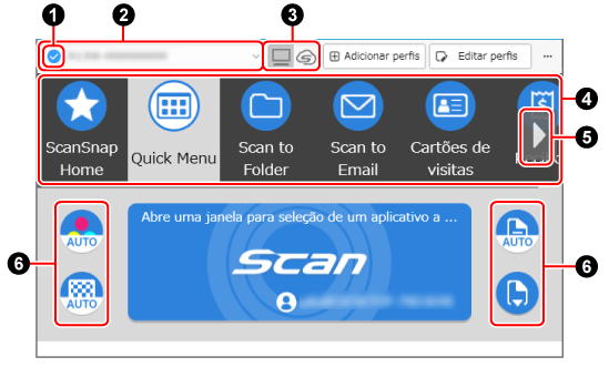 Janela de digitalização