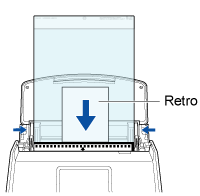 Caricamento del documento in ScanSnap