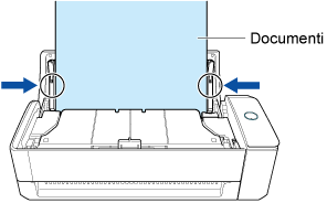 Regolazione delle guide laterali