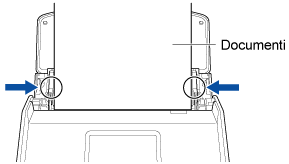 Regolazione delle guide laterali
