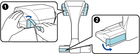 Rimozione dei materiali protettivi