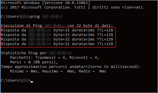 Prompt dei comandi