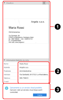 Vista record dati contenuto
