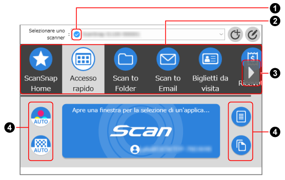 Finestra di scansione