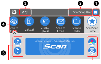 الشاشة الرئيسية