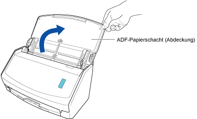 Öffnen des ADF-Papierschachts (Abdeckung)