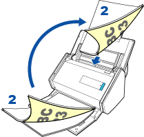 Load in ADF paper chute (cover)