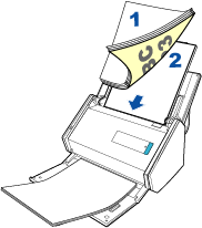 Load in ADF paper chute (cover)