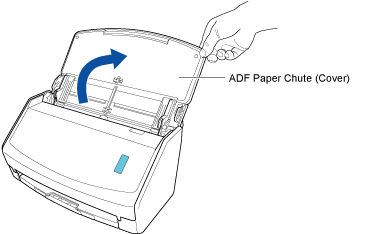 Opening the ADF Paper Chute (Cover)