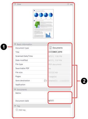 Content Data Record View