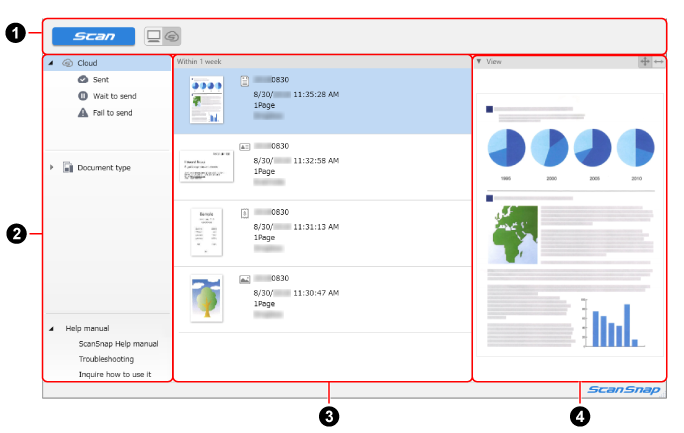 Main Window (via a Cloud Service Linkage)