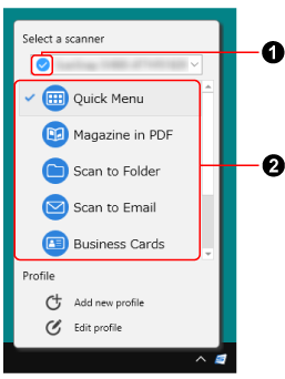 Left-Click Menu