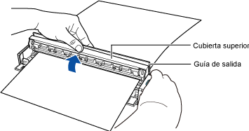 Apertura de la cubierta superior