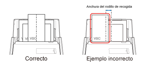 Colocando los documentos