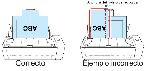 Colocando los documentos