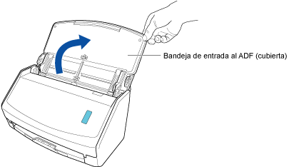 Abrir la bandeja de entrada al ADF (cubierta)
