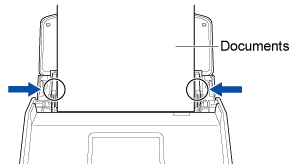 Ajustement des guides latéraux