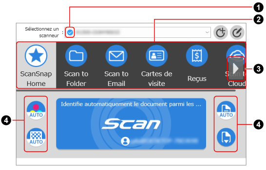 Fenêtre de numérisation