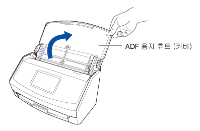 ADF 용지 츄트 (커버) 열기