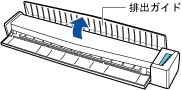 排出ガイドを開ける