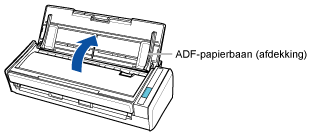 De ADF-papierbaan (afdekking) openen