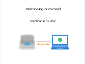 Verbinding is voltooid