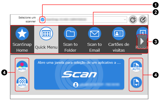 Janela de digitalização